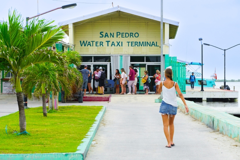 Watertaxi naar San Pedro Belize