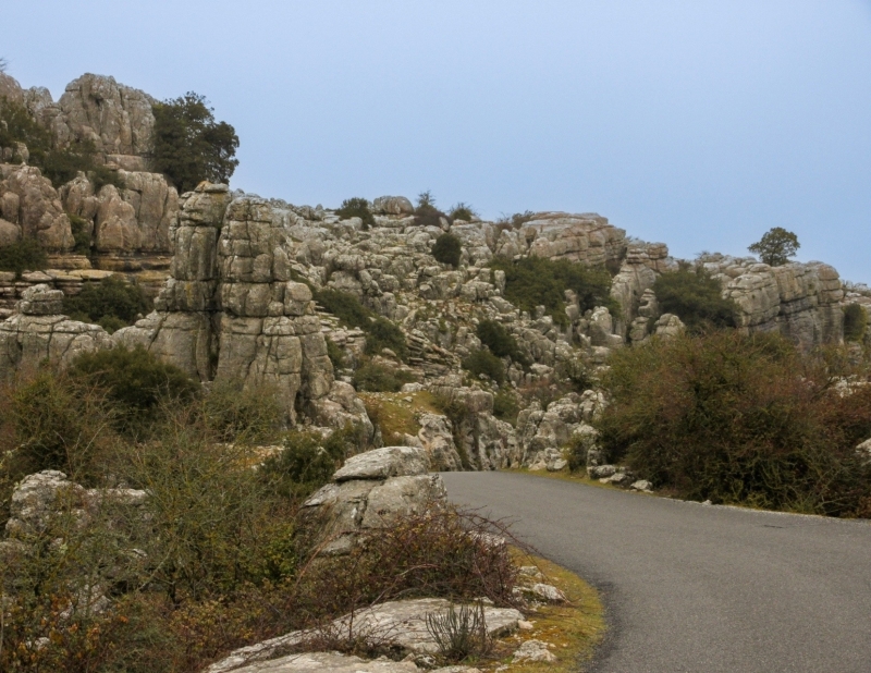 Weg naar El Torcal