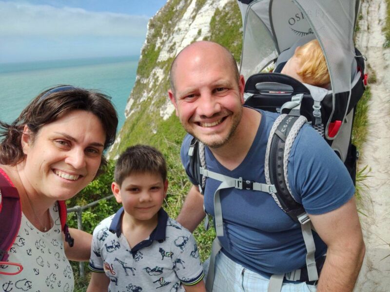 Wandelen over the White Cliffs of Dover met kids