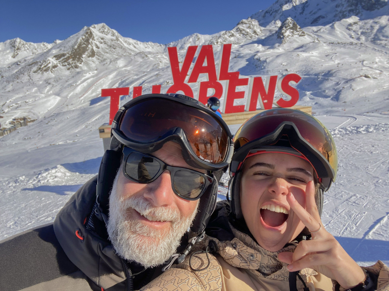 Winter Val Thorens met een tiener