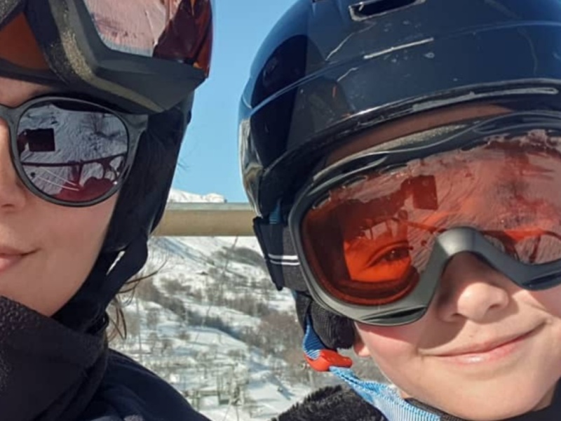 Wintersport met een tiener