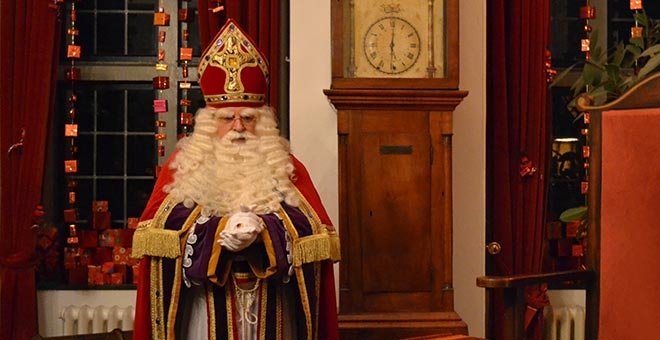 Kasteel van Sinterklaas in Helmond, op bezoek bij de Sint