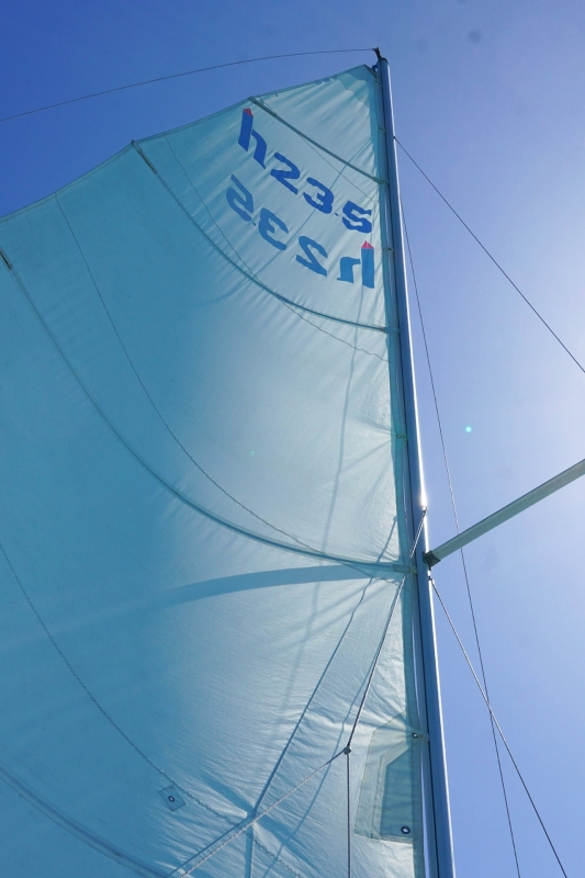 Zeilen op Laguna de Bacalar