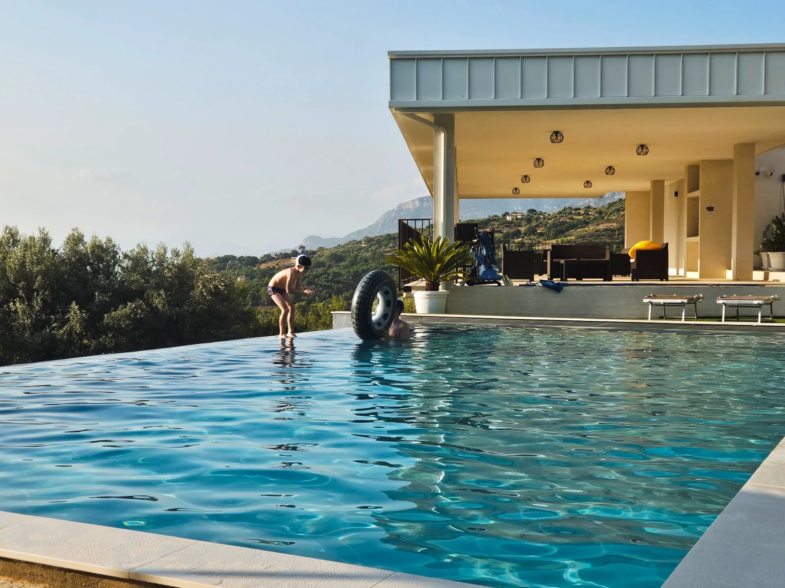 Zwembad van B&B Il Poggio Eccelso in Ogliastro Cilento