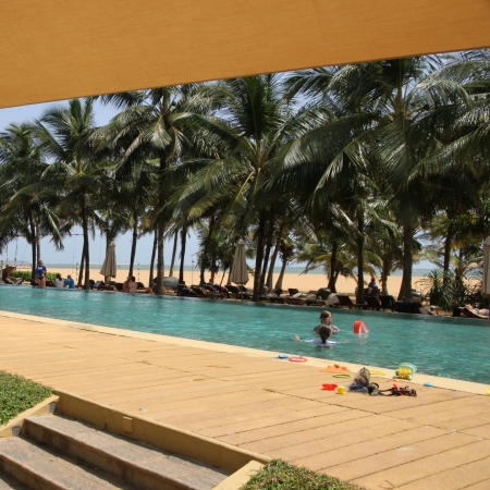 Zwembad Jetwing Beach Negombo Sri Lanka