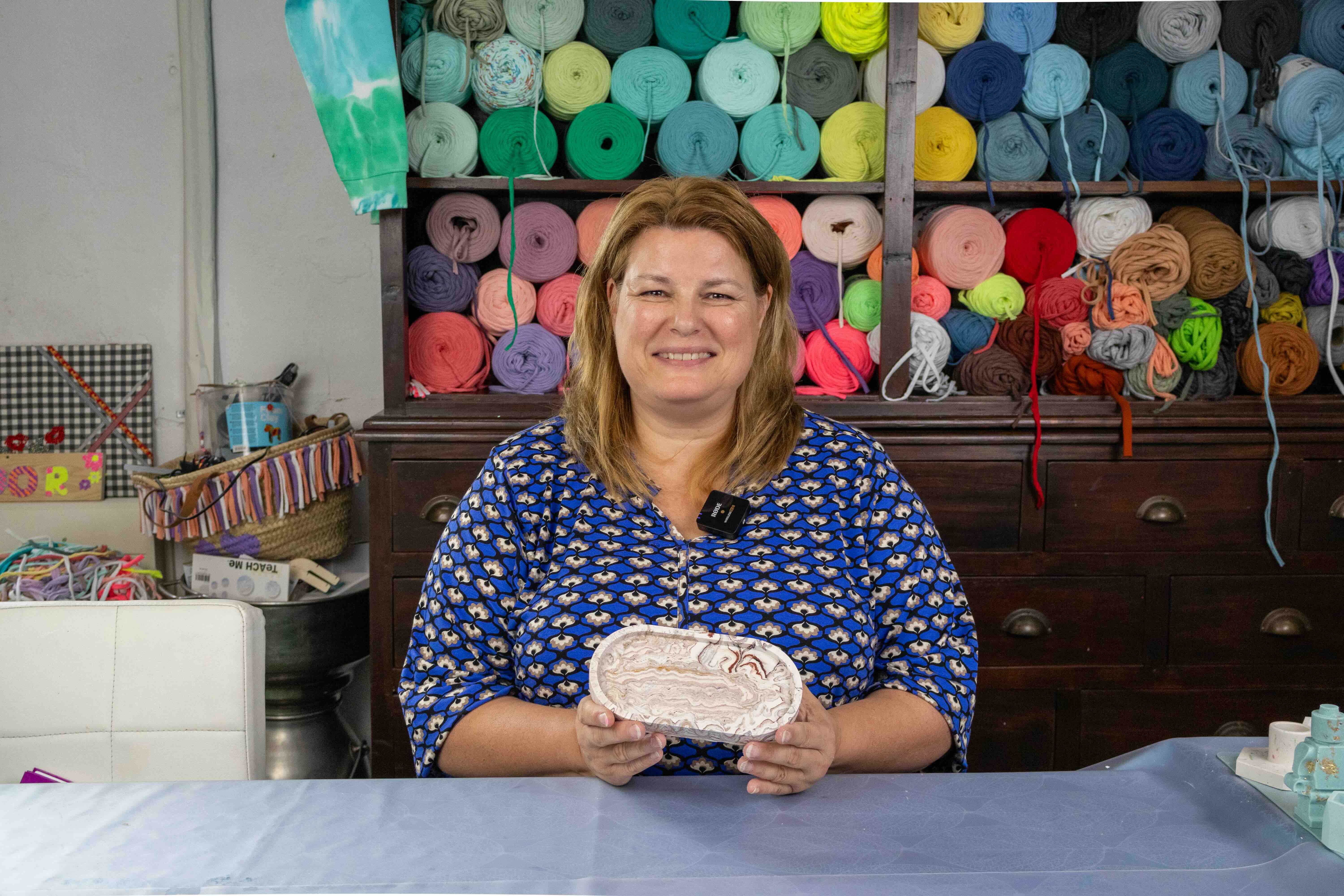 Sieradenschaaltje maken van jesmonite