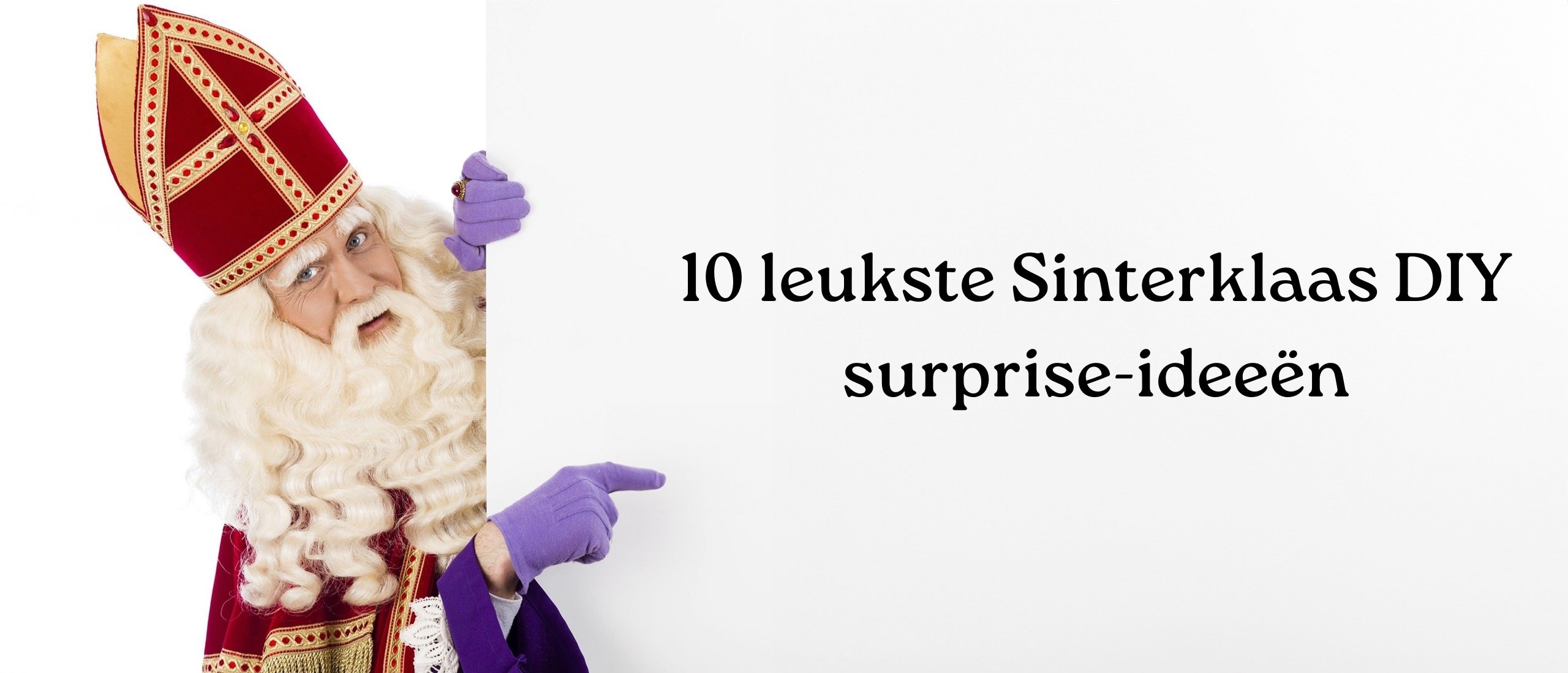 10 leukste Sinterklaas DIY surprise-ideeën blog header Knutselclub.nl