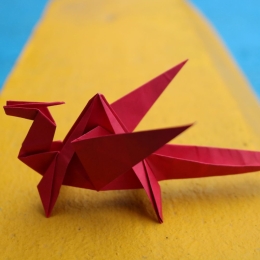 Origami leren vouwen tutorial uitleg bij Knutselclub