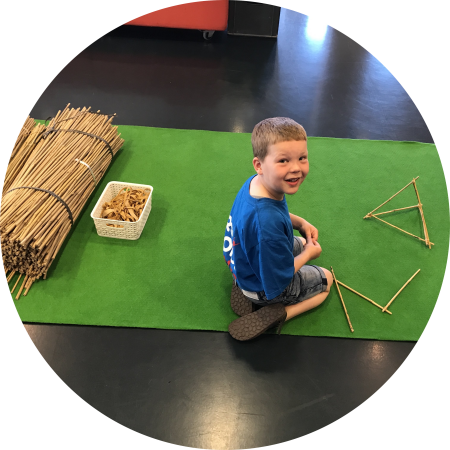 activiteit bamboe bouwen kinderen