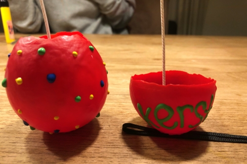 kerst kaarsen maka=en bso activiteit