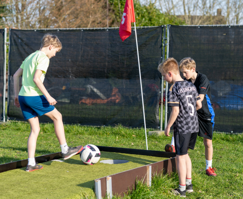 Kinderfeestje Koeckers Fun Voetgolf