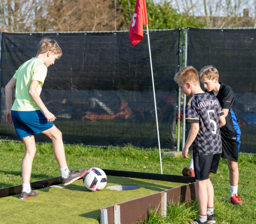 Kinderfeestje Koeckers Fun Voetgolf