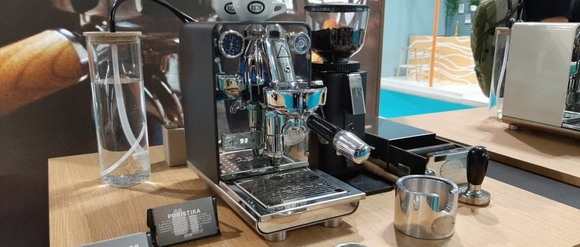 ECM Puristika, nieuwe stijl espressomachine.