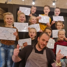 Koken met Engelen Kinderfeestje Emma Broodjes Bakken Diploma