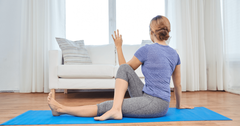 Sitting Spinal Stretch