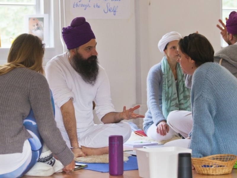 Jasper tijdens coaching opleiding