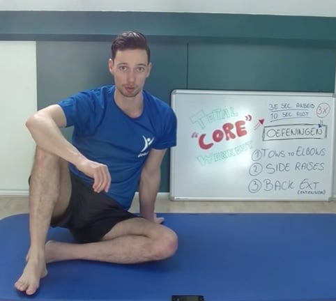 Rugpijn onderrug oefeningen Met De Total Core Workout