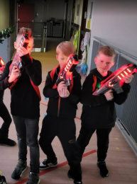 Indoor lasergamen in huis