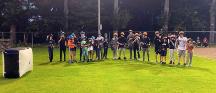 Professioneel lasergamen op honkbalclub Thamen