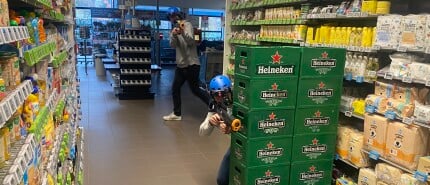 Professioneel lasergamen Albert Heijn Almkerk