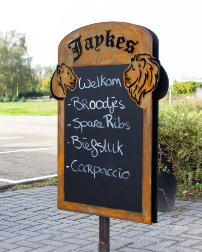 Stoepbord maatwerk Jaykes