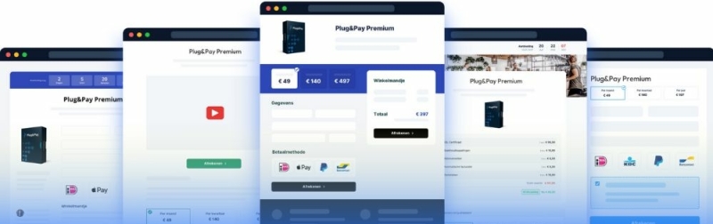 betaalpagina Een complete website bouwen met Plug & Pay
