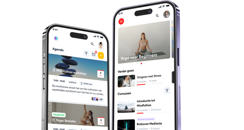 Huddle app voor leden