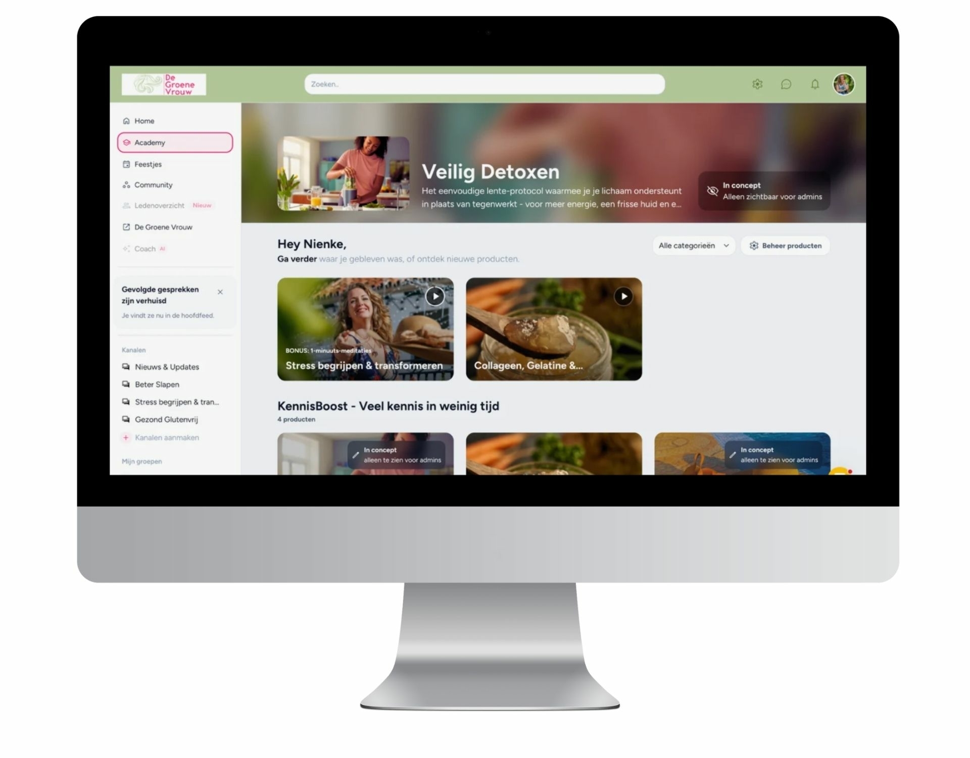 Huddle portfolio Laura de Haan Hulp met Huddle