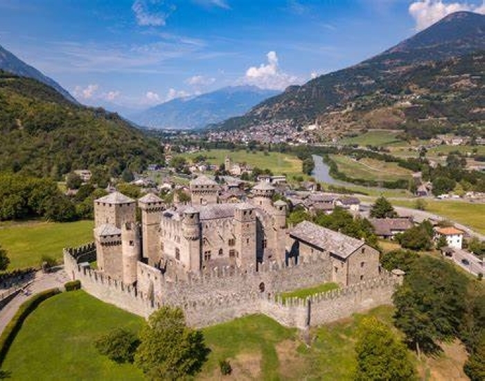 Burchten in de Valle d' Aosta