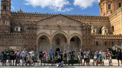 Palermo fietsend
