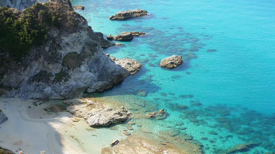 Foto van het strand Capo Vaticano, een prachtig strand aan de Tyrreense zee 