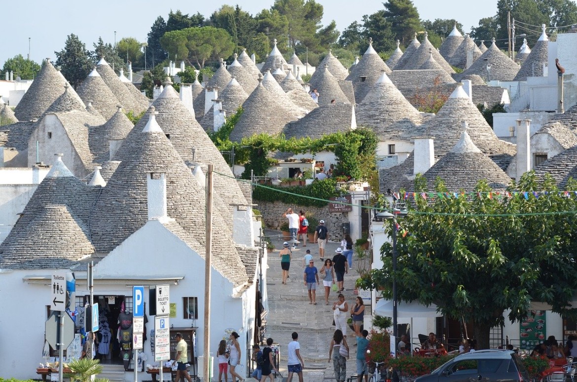 op vakantie in regio Puglia (Italië)