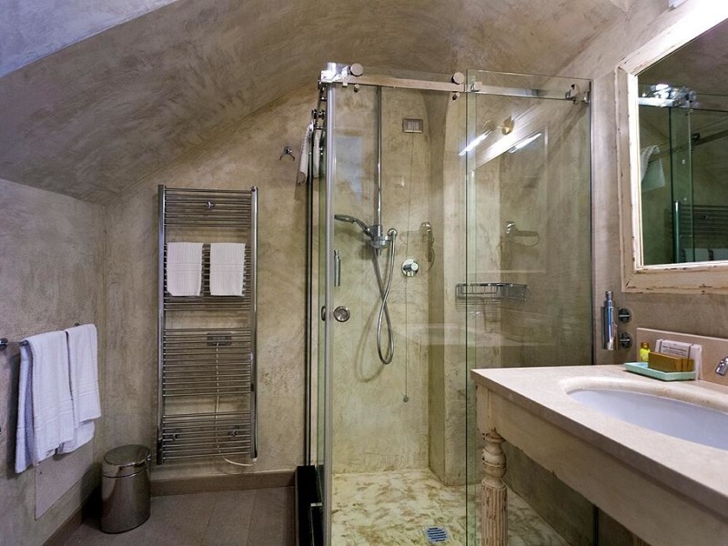 prive badkamer bij het hotel