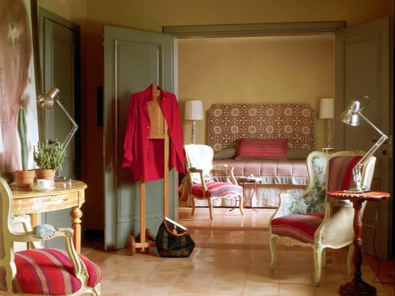 rustieke kamers en badkamer