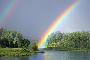 Goud aan eind regenboog