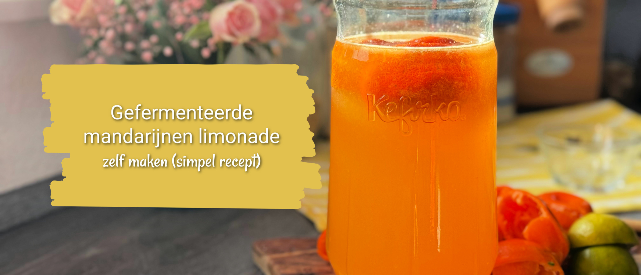 gefermenteerde mandarijnen limonade