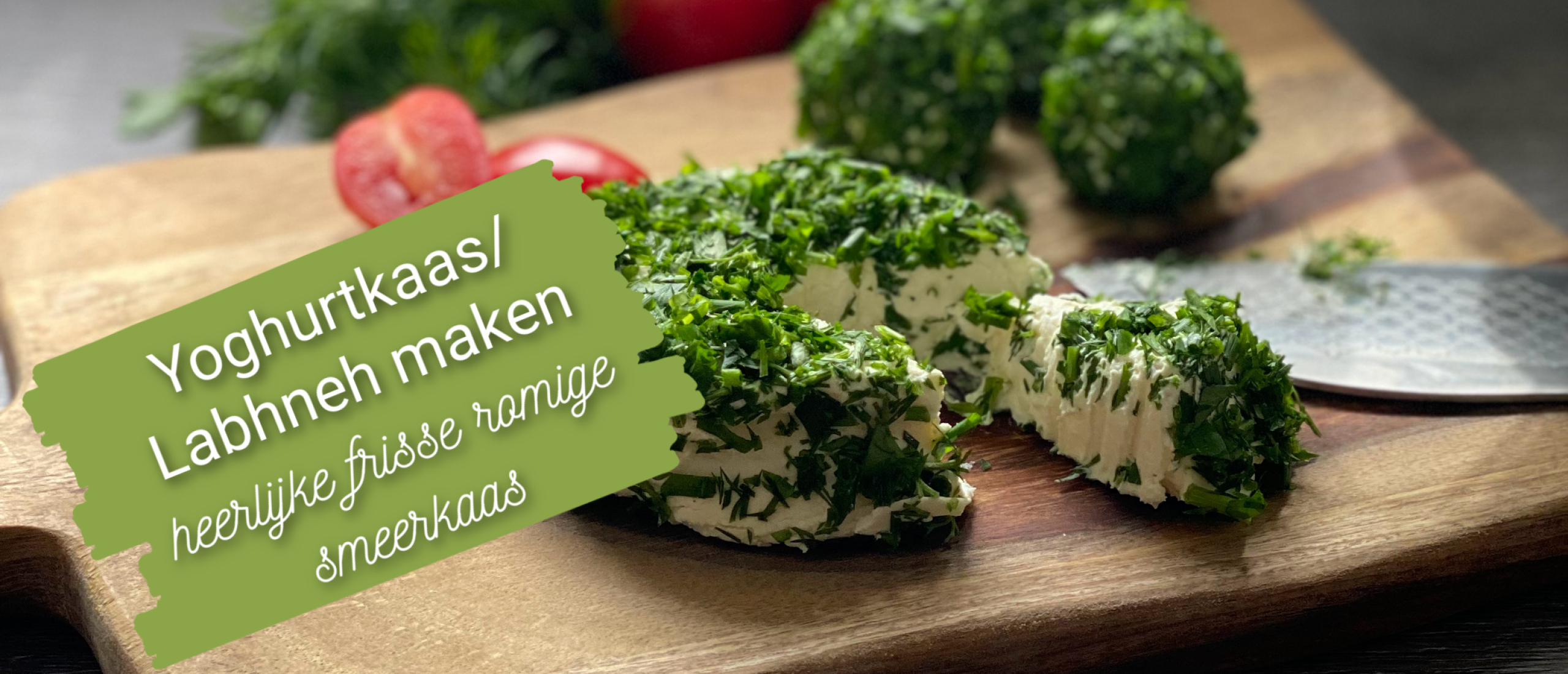 yoghurt kaas labneh maken