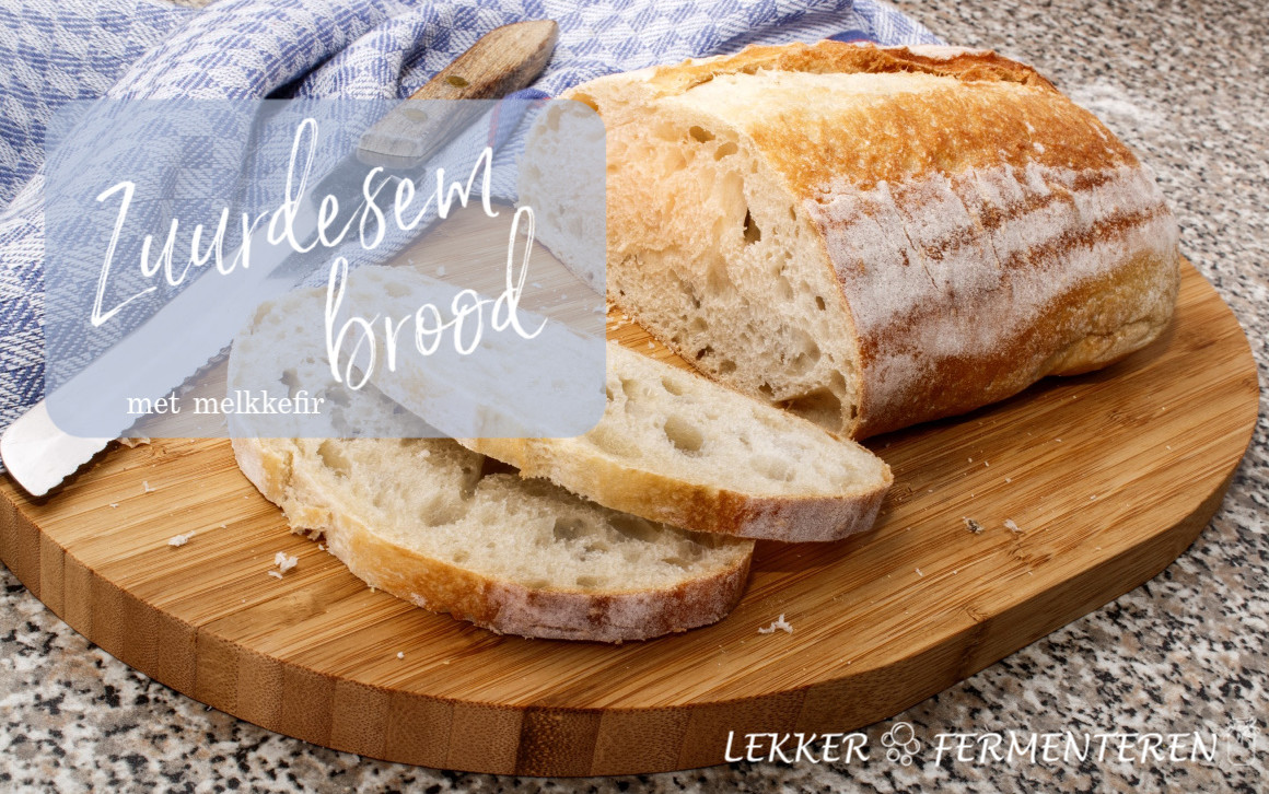 zuurdesembrood van melkkefir