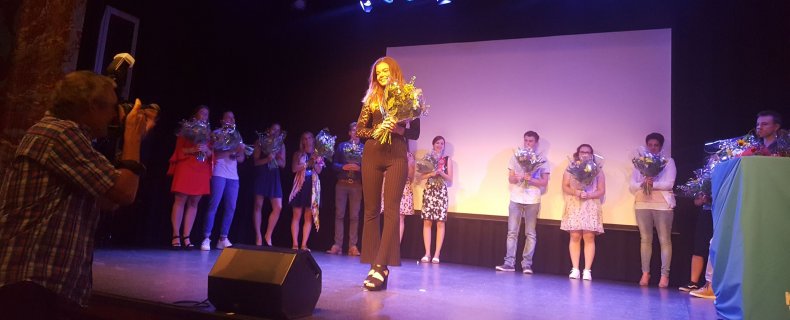 Stagiaire Quincy Vogelsangs wint award!