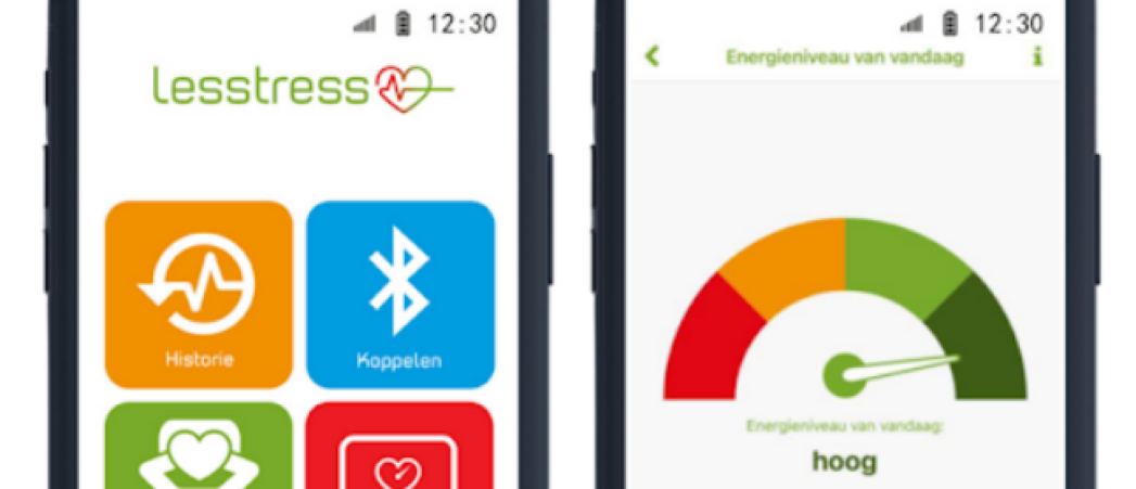 Lesstress using Kubios HRV analytics in their application