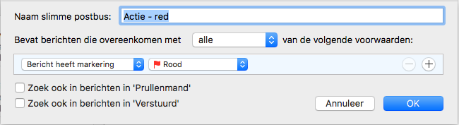 automatiseer de verwerking in je mailbox voor mac