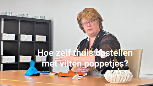 Hoe zelf thuis opstellen met vilten poppetjes?