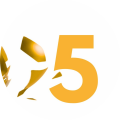 Kerstbal goud 5