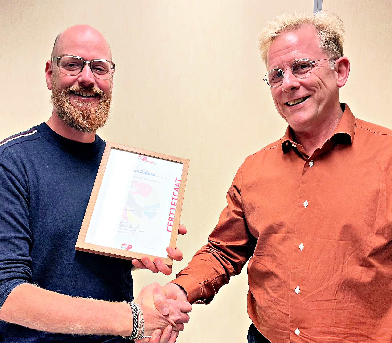 Certificaat Ambachtelijk Opsteller Albert-Jan Zijlstra Certificaat Ambachtelijk Opsteller Albert-Jan Zijlstra