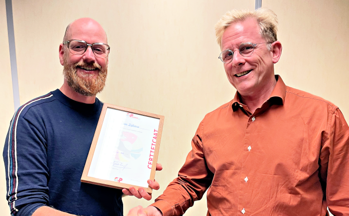 Certificaat Ambachtelijk Opsteller Albert-Jan Zijlstra
