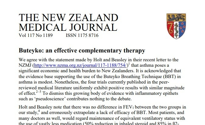 New Zealand Medical Journal reactie McHugh
