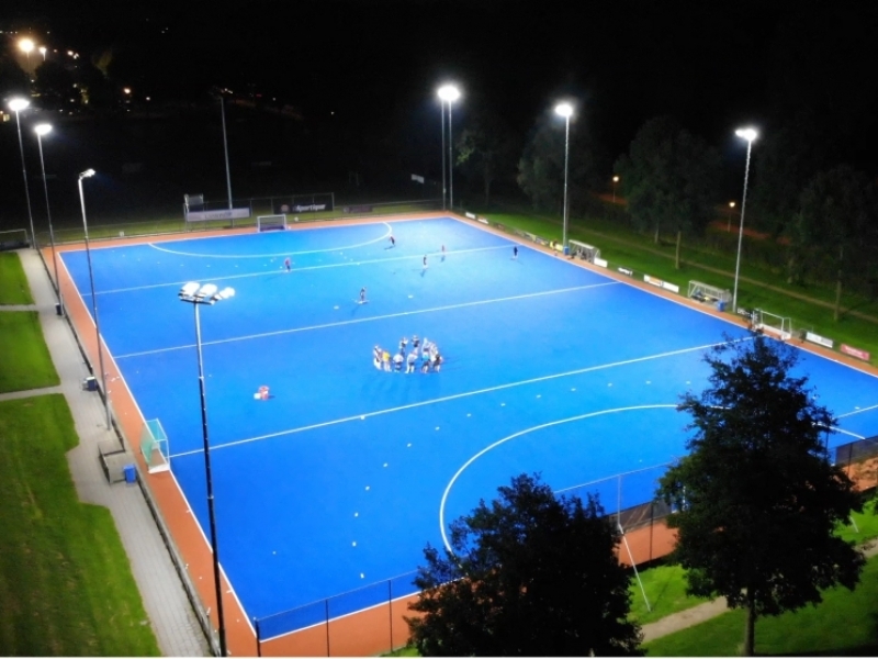 Led verlichting hockeyveld