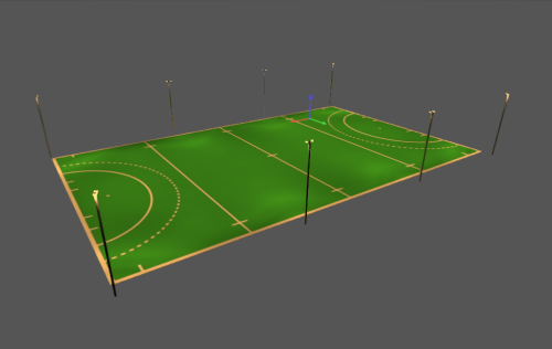 Lichtplan laten maken voor LED verlichting Hockeyveld