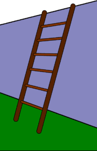 Libretraining helpt deelnemers de drempel over. Desnoods met een laddertje :)