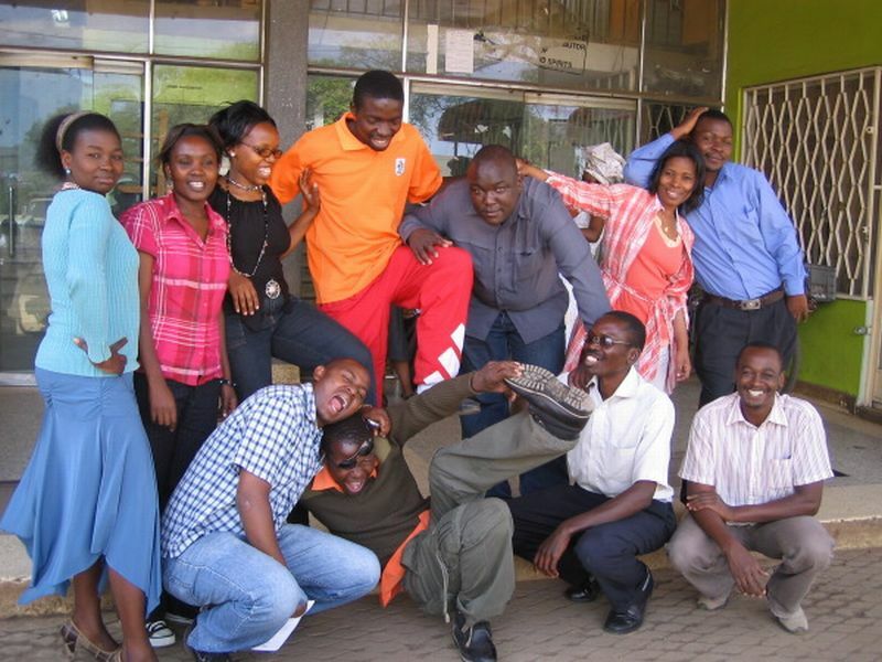 Edith voor Libre Foundation in Nairobi